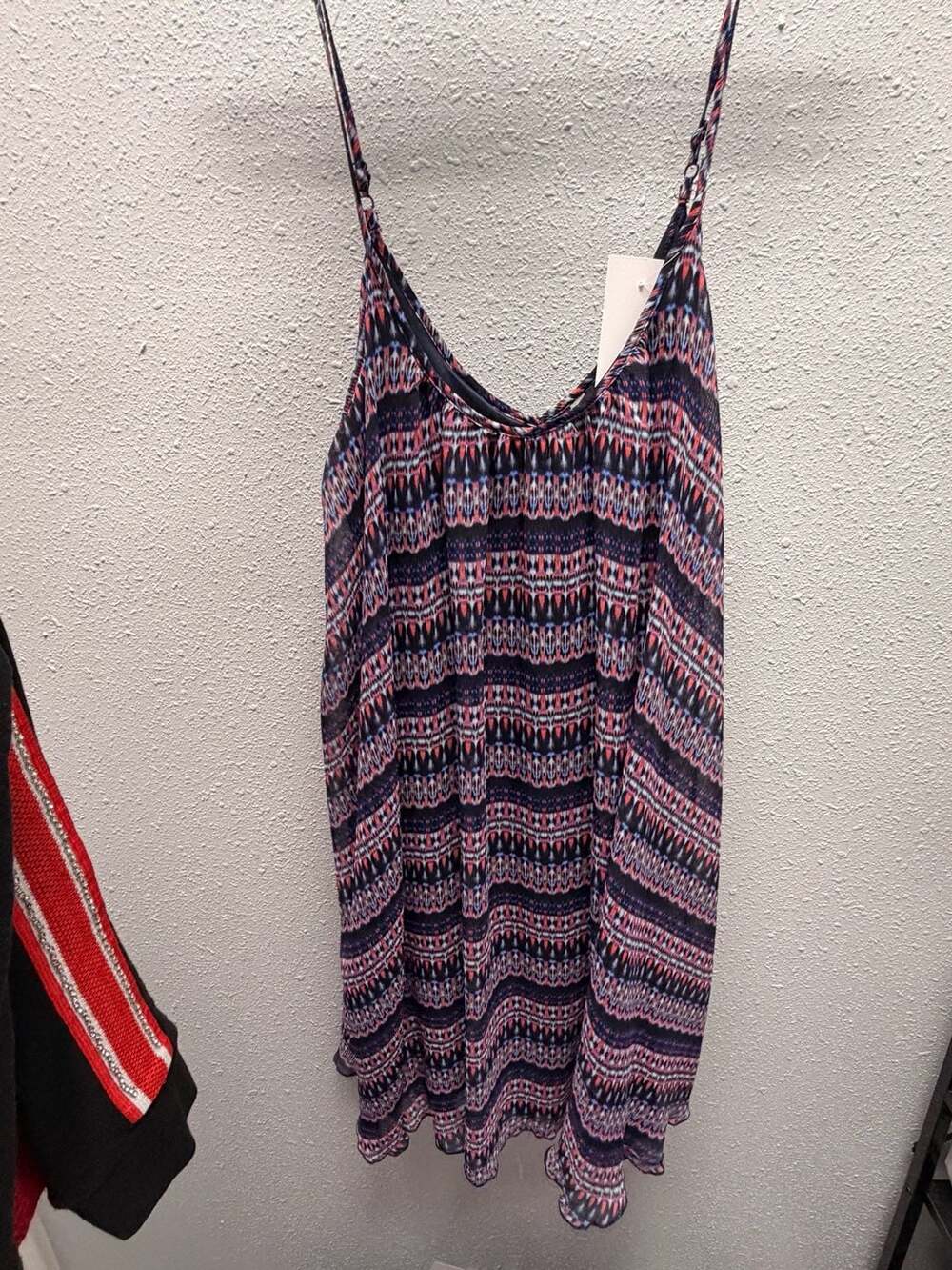 Express Women's Size M Sleeveless Printed Chiffon Cami Tank Top